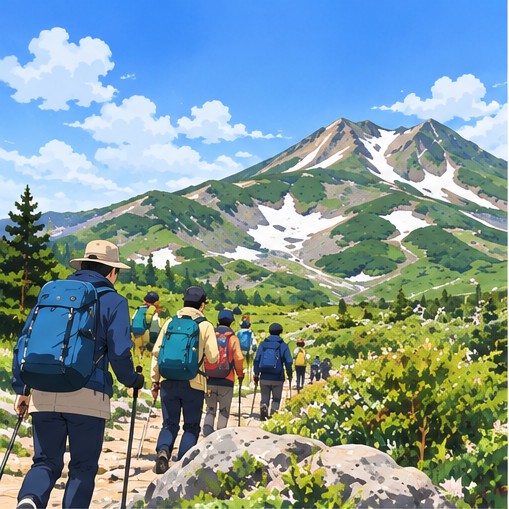 登山・トレッキング — 北アルプス乗鞍岳の大自然を仲間と歩く